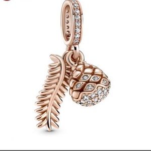 100% Authentic Pandora Acorn Charm